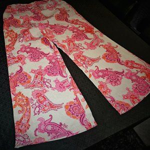 Paisley Wide Leg Pants